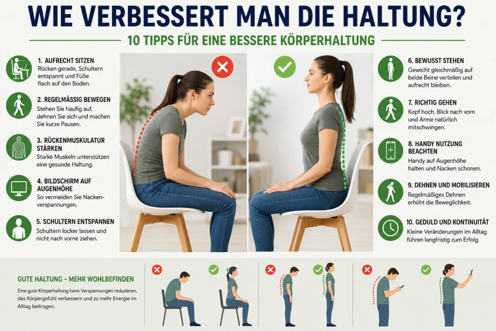 Wie verbessert man die Haltung?